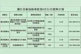 还没有接种新冠疫苗？速看成都最新到苗通知图片