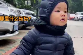 一岁半的萌娃向大家证明，男人对“挖掘机”一点抵抗力都没有图片