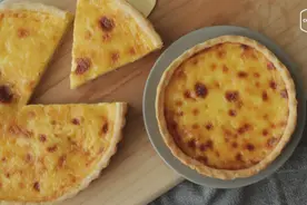 巨无霸蛋挞仅5步就做好？外焦里嫩，奶香四溢的蛋挞零基础也能做图片