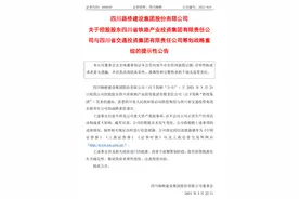 重磅！四川两大交通类投建国企将重组，两企业资产总量近万亿图片