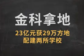 金科又拿地了！23亿元拿下29万方地，配建两所学校图片