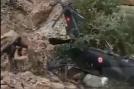 黑鹰坠落再现？土耳其特种兵遭到伏击，黑鹰陨落山谷之中图片