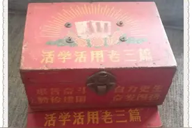 家里的一对樟木小箱子，年代感十足图片