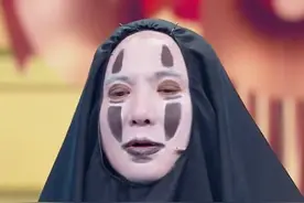 沈腾cos无脸男还原度好高，网友纷纷预约表情包图片