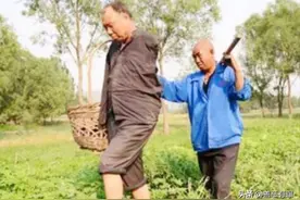无臂农民贾文其搭档失明村友，15年将荒滩变绿洲，被美国拍纪录片图片