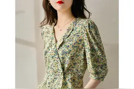 夏末初秋，换上一款甜美风的“中袖衫”，让你美的不一般图片
