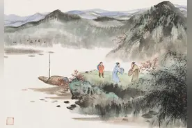 唐诗三百首，一天学一首——《山中送别》图片