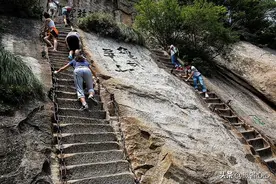 华山号称“天下第一险山”，究竟有几险？第三险让我不再想爬山图片