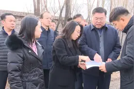 太原市清徐县：县领导调研清徐中学和省针灸医院新建项目建设情况图片