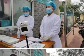 沧州市传染病医院预检分诊医务人员：守护医院疫情防控第一关图片