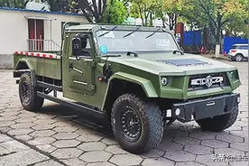 新车 | 国产版“悍马皮卡”配4.0T动力，东风新猛士民用版实车曝光图片