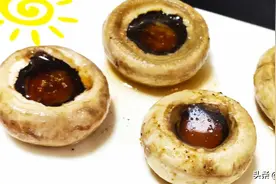 魔法料理，保留蘑菇最鲜美的味道：蒜香煎蘑菇图片