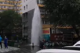 自来水井发生“井喷”，多方联动，不到一小时修好图片