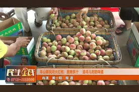 祝河大红桃：脆嫩多汁 追寻儿时的味道图片