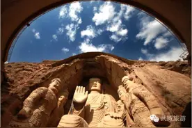 【云游武威】石窟鼻祖 天梯山石窟图片