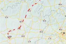 南宁北站建设中，南衡高铁不走宾阳，走武鸣和上林图片