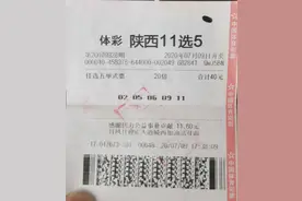 很满足！购彩者“机选+倍投”喜中“高频11选5”10800元图片