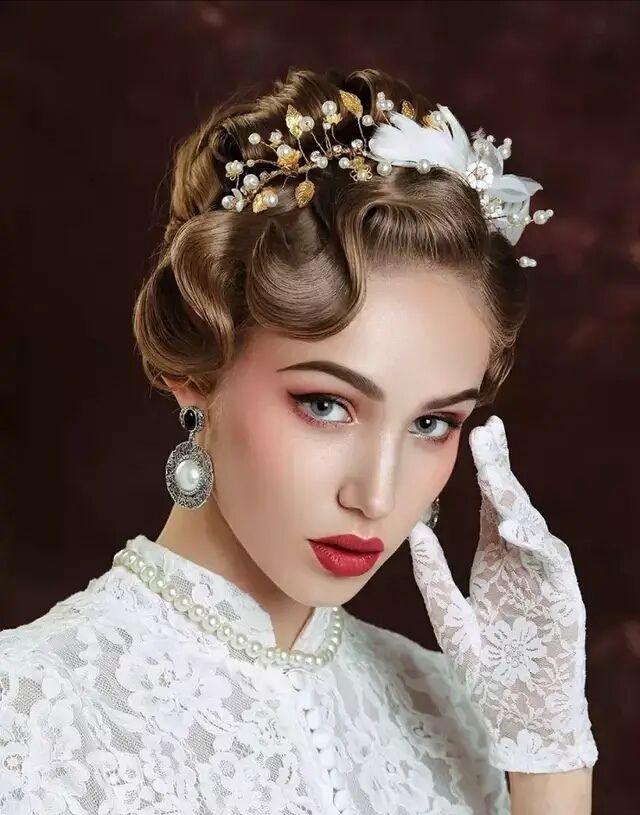 最美复古新娘妆!不仅仅美到新郎,任何人都移不开眼