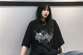 矮个子女孩暗黑风穿搭技巧，三招驾驭暗黑风，可盐可甜可高冷图片