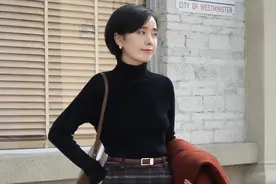 “七分半裙”真好穿，冬天搭配毛衣时髦又显气质，超适合中年女人图片