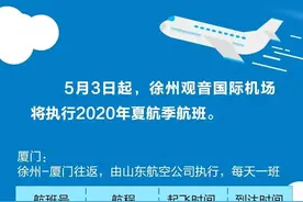 打“飞的”吗？徐州5月新增和恢复多条航线！图片