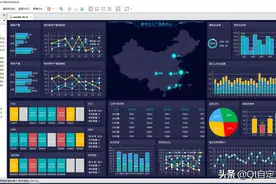 Qt可视化大屏电子看板系统全平台效果图图片