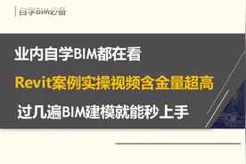 Revit实操视频真靠谱，过遍BIM建模一秒速成，自学不求人图片