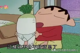 蜡笔小新：野原家的萝卜泛滥了呢，送也送不光图片