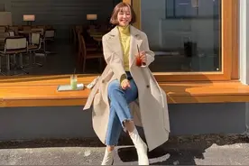 秋冬买靴子，尽量少买黑色，这3种"高级色"时髦也百搭，显腿长图片