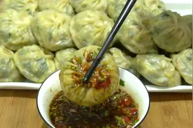 我家经常做这馅的包子，10元成本蒸一大锅，不用发面、薄皮大馅图片