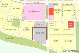 白沙六路南侧，规划长途客运站，将改为其他规划图片