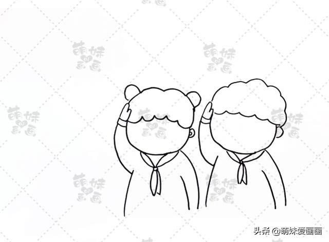 国庆节学画卡通人物简笔画，你喜欢哪一个呢？