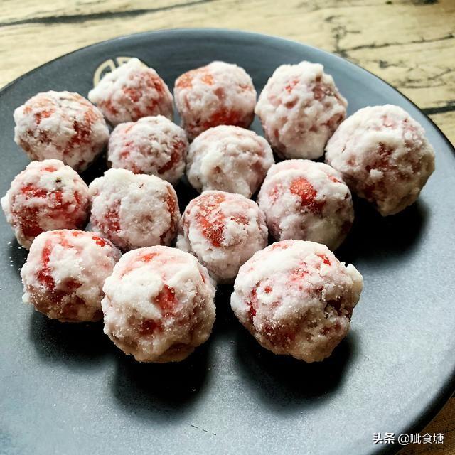 糖霜山楂(山楂:也叫红果乔木的果实) 糖霜花生 教您怎样挂糖霜 超简易