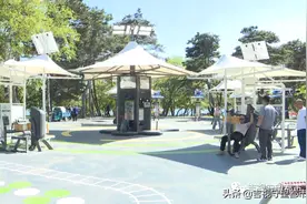免费开放！新增室外智能健身房图片