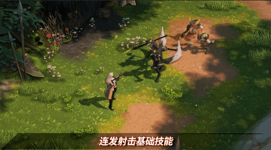 俯视角DNF动作端游，《超激斗梦境》女大枪芙兰基础技能介绍