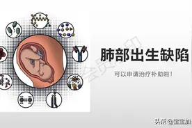 先天肺部问题，可以申请基金补助啦图片