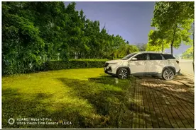 华为mate40Pro与苹果13mini晚上拍照对比图片