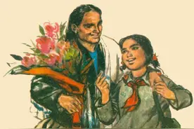 精品连环画《恩玛蒂奶奶》，由著名连环画大师施大畏绘画图片