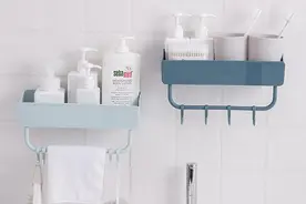 免打孔卫生间厨房收纳架浴室置物架洗漱架图片