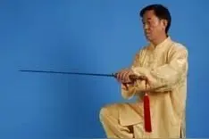 陈正雷老师陈氏太极单剑(图文)教程：第三十八式 左托千斤图片