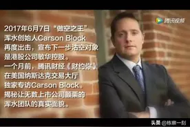 趣谈||经济：“不透明也可以产生赚钱的机会”——浑水公司图片