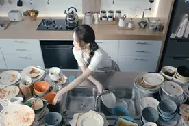 女人的手，从来都不是用来洗碗的图片