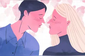 为什么男生接吻喜欢伸舌头？（漫画）图片