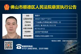 帮助顺德法院执行到位即可获悬赏14万元，你有发现吗?图片