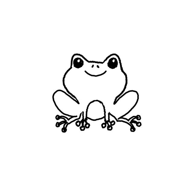 简单易学的青蛙简笔画教程