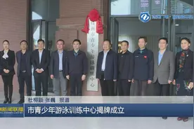 株洲市青少年游泳训练中心揭牌成立图片
