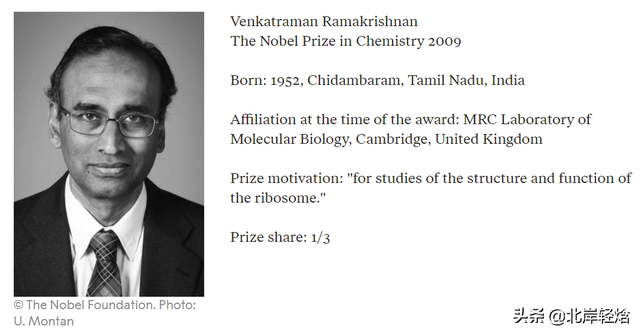 核糖体：揭开生物体内合成蛋白质的奥秘 2009年诺贝尔化学奖介绍