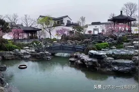 青岛的江南院子 青岛的桃花源，中式合院别墅，走起图片