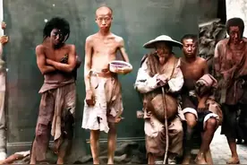 清朝时期乞丐的老照片，原来真实的乞丐和影视剧中的根本就不一样图片