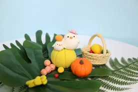 儿童抗菌粘土DIY教程——南瓜小鸡图片